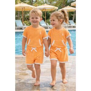 NEW Polo Ralph Lauren Terry Cloth Matching Set sz 4 coord set